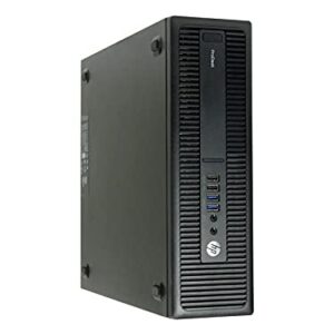 HP 600 G1 SFF Computer Desktop PC, Intel Core i7 3.4GHz Processor, 16GB Ram, 128GB M.2 SSD, 2TB HDD, Wireless KeyBoard Mouse, Wifi | Bluetooth, New Dual 23.8 FHD LED Monitor, Windows 10 Pro (Renewed)