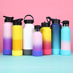 bottlebottle Protective Silicone Sleeve Fit 12-64oz for Hydro Sports,Simple Modern,Takeya,MIRA, Iron Flask and Other Brand Water Bottle, BPA Free Anti-Slip Bottom Sleeve Cover