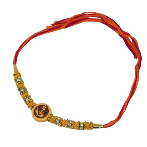 Siddhivinayak Ganesha Rakhi for Brothers, Rakhi Bracelet for Brother, Assorted Handmade Rakhi, Fancy Rakhi, Rakhi Thread