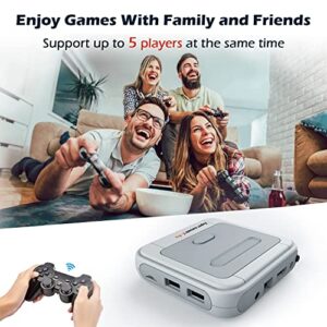 Kinhank Retro Game Console 128GB, Super Console X PRO Built-in 95,000+ Games, Video Game Console Systems for 4K TV HD/AV Output, Dual Systems (128G)