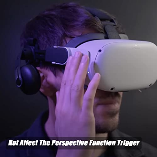 Headset Adapter Deluxe Audio Strap Kit Compatible with Meta Oculus Quest 2 DAS HTC Vive (V2) FrankenQuest 2