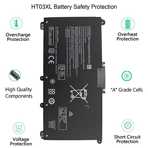 HT03XL L11119-855 Battery for HP Pavilion 14-CF 14-DK 15-CW 15-CR 15-DB 17-by 15-cs0xxx 15-da0xxx Series 14-dk1013dx 14-dq0011dx 15-cs1065cl 15-db0011dx 15-da012dx 15-da0014dx 17-by0053cl