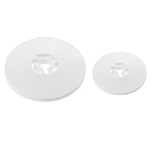 yrdqncraft spool pin cap 2pcs set for most of brother, babylock and some bernina, white, simplicity sewing and embroidery machines -2 different sizes of replacement spool cap (35 and 25mm)