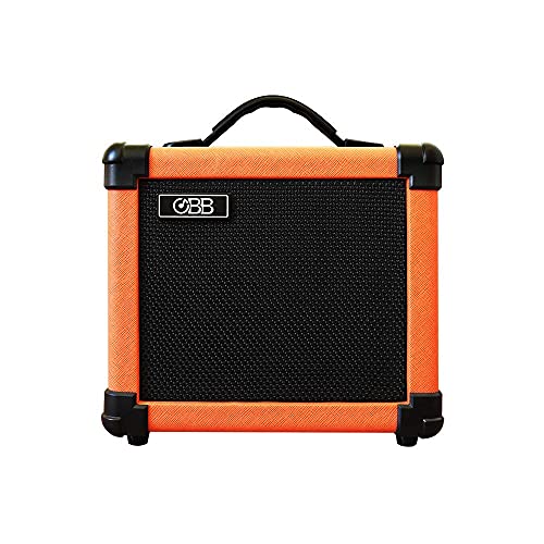 OBB Dual-Powered Bluetooth Guitar Amp, Portable Electric Guitar Amplifier with 10W Speaker, Guitar Amplifier Includes Gain/Bass/Treble knob