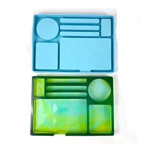 Large Resin Tray Molds, Rectangle Resin Mold Silicone for Epoxy Resin, Silicone Tray Mold for Resin Casting, Silicone Molds for Epoxy Resin Tray, Resin Tray Molds for DIY Jewelry Box, Home Decoration