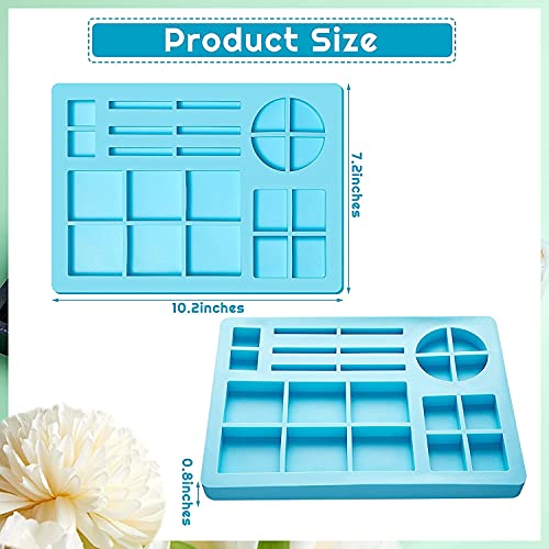 Large Resin Tray Molds, Rectangle Resin Mold Silicone for Epoxy Resin, Silicone Tray Mold for Resin Casting, Silicone Molds for Epoxy Resin Tray, Resin Tray Molds for DIY Jewelry Box, Home Decoration