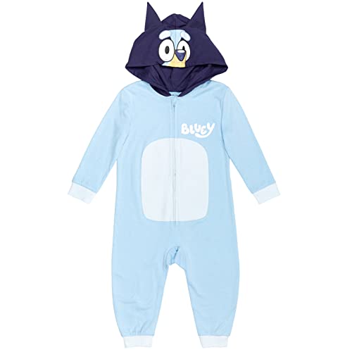 Bluey Little Boys Zip Up Cosplay Coverall Costume 6