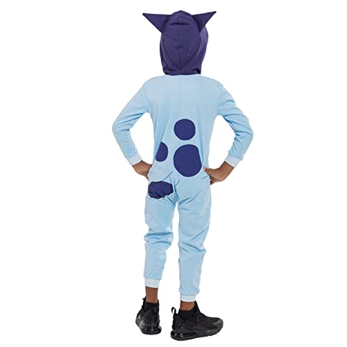 Bluey Little Boys Zip Up Cosplay Coverall Costume 6