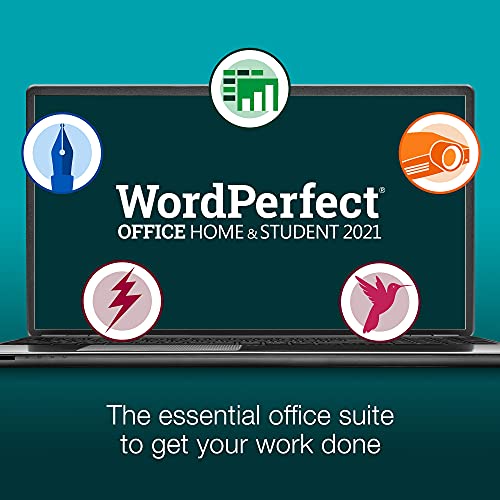 Corel WordPerfect Office Home & Student 2021 | Office Suite of Word Processor, Spreadsheets & Presentation Software [PC Download]