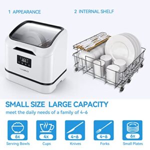 Canbo Y100 Compact Portable Countertop Dishwasher