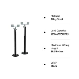 WEIZE Slide Out Support Jacks - 20.5'' to 38.5'' Slide Out Stabilizers for RV, Camper and Travel Trailer, Supports Up to 5,000 lbs, 2 Pcs