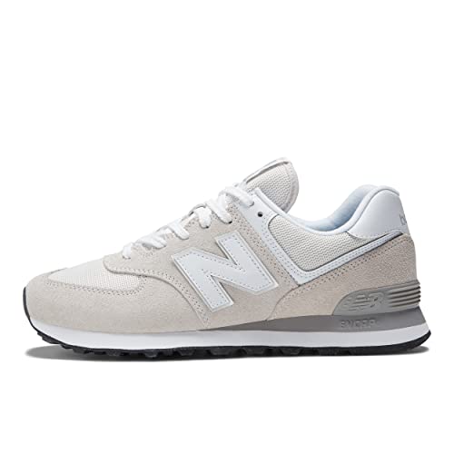 New Balance Men's 574 Core Sneaker, Nimbus Cloud/White, 12