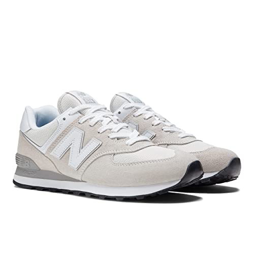 New Balance Men's 574 Core Sneaker, Nimbus Cloud/White, 12