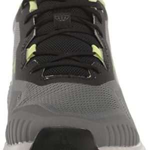 adidas Men's Terrex Soulstride Trail Running Shoes, Grey/Grey/Pulse Lime, 10.5