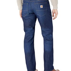 Carhartt Men's 104956 Force Relaxed Fit Low Rise 5 Pocket Jeans - 42W x 34L - Everest