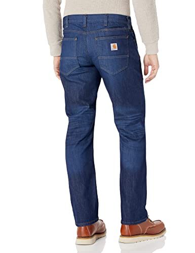 Carhartt Men's 104956 Force Relaxed Fit Low Rise 5 Pocket Jeans - 42W x 34L - Everest