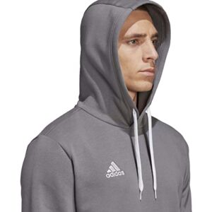 adidas Men's Entrada 22 Sweat Hoodie, Team Grey, Large