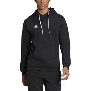 adidas men's entrada 22 sweat hoodie, black, x-large