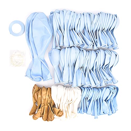 105PCS Macaron Pastel Blue Balloon Arch Kit Birthday Party Decoration Kids Boy Baby Shower Wedding Ballon Garland Accessories