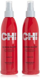 chi 44 iron guard thermal protection spray, gray, 8 oz, 2 pack