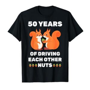 50th 50-Year Wedding Anniversary Funny Couple For Him Her T-Shirt