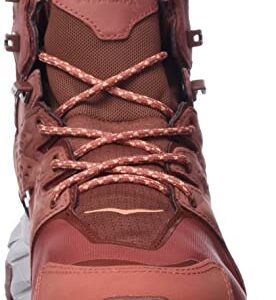 Hoka Women's Anacapa Mid GTX Hiking Boot (Hot Sauce/Cherry Mahogany, Numeric_8)