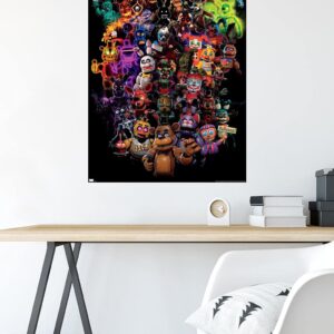Trends International Five Nights at Freddy's: Special Delivery-Collage Wall Poster, 22.375" x 34", Unframed Version, Bathroom