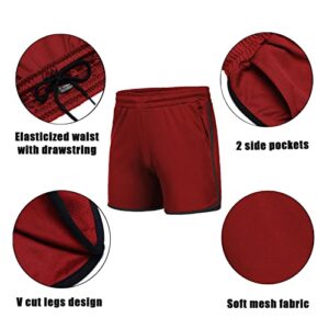 COOFANDY 5 Inch Running Shorts Men Fitted Workout Gym Shorts Mesh Lightweight Athletic Sports Exercise Jogger with Pockets