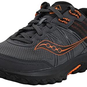 Saucony Men's Excursion TR14 Running Shoe, Black/Orange, 11 W