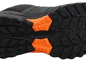 Saucony Men's Excursion TR14 Running Shoe, Black/Orange, 11 W