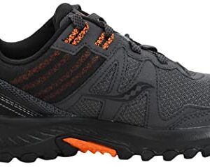 Saucony Men's Excursion TR14 Running Shoe, Black/Orange, 11 W