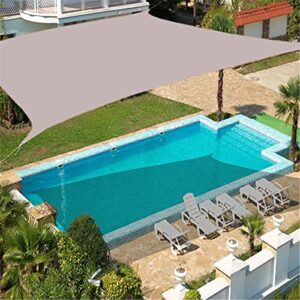 2X4m Rectangle Sun Shade Sail 98% Waterproof Breathable Garden Sun Shade 90% UV Block Sunscreen Canopy Awning for Outdoor Patio Camping Backyard Lawn Beach,Light Brown