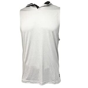 Under Armour Men's Sleeveless Hoodie 100% Polyester Velocity Sleeveless Hoodie 1321730 Grey (Medium)