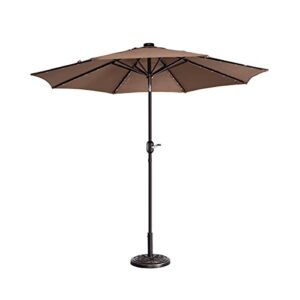 pure garden 618006wcy patio umbrella, brown