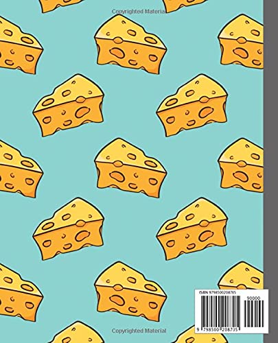 Cute Cheese Composition Notebook: Wide Ruled Paper Notebook Journal