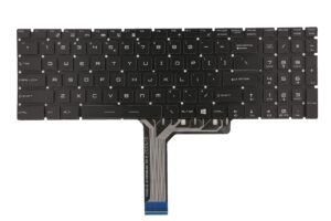 replacement keyboard for msi gs75 ge75 gf75 ge72 gp75 gt72 ge72vr gl75 gl72 gp62 gl72 gl65 gl62 gl62m gl63 gs63 gs63vr ge63 ge62 series laptop with backlit us layout