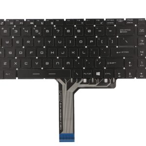 Replacement Keyboard for MSI GS75 GE75 GF75 GE72 GP75 GT72 GE72VR GL75 GL72 GP62 GL72 GL65 GL62 GL62M GL63 GS63 GS63VR GE63 GE62 Series Laptop with Backlit US Layout