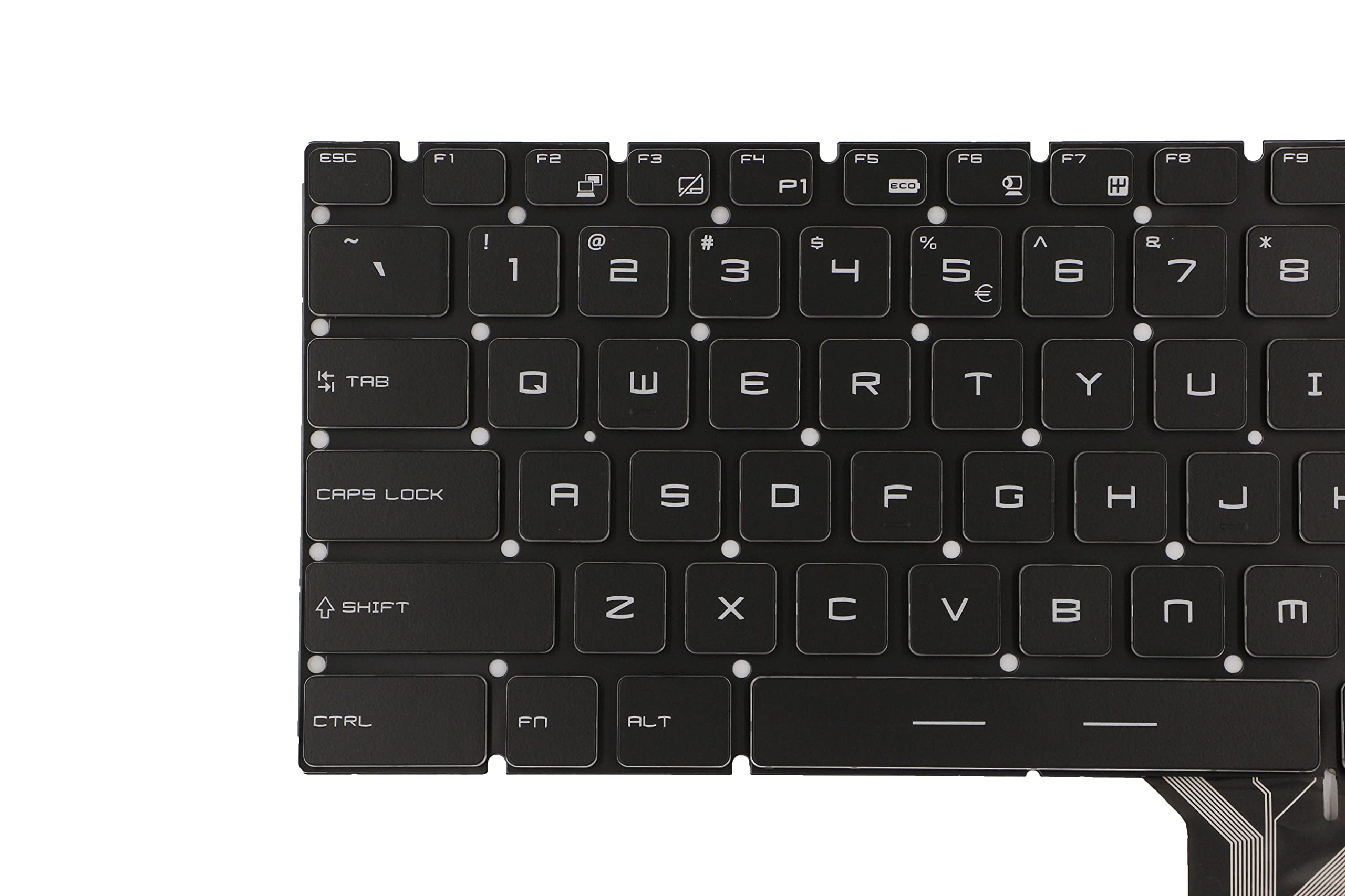 Replacement Keyboard for MSI GS75 GE75 GF75 GE72 GP75 GT72 GE72VR GL75 GL72 GP62 GL72 GL65 GL62 GL62M GL63 GS63 GS63VR GE63 GE62 Series Laptop with Backlit US Layout