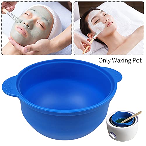 Replacement Waxing Pot,Non-stick Heat Resistant Bowl With Handle Silicone Liner Home