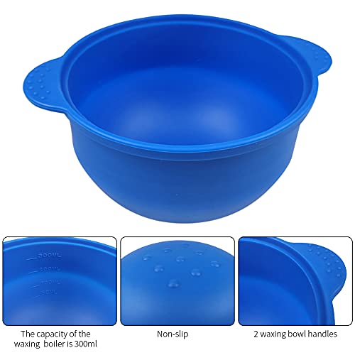 Replacement Waxing Pot,Non-stick Heat Resistant Bowl With Handle Silicone Liner Home