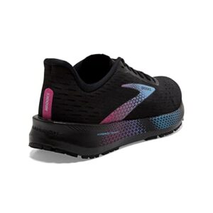 Brooks Women's Hyperion Tempo Road Running Shoe - Black/Blissful Blue/Fuchsia - 8.5 Medium