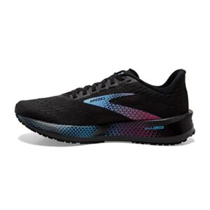 Brooks Women's Hyperion Tempo Road Running Shoe - Black/Blissful Blue/Fuchsia - 8.5 Medium