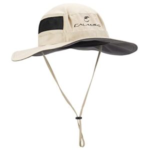 calamus upf 50 boonie sun hat– sun protection hat, fishing hat, hunting hat- light khaki