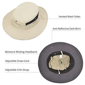 Calamus UPF 50 Boonie Sun Hat– Sun Protection Hat, Fishing Hat, Hunting Hat- Light Khaki