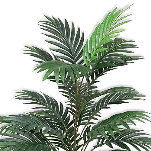 Artificial Palm Tree Plants 30" Tall UV Resistant Tropical Areca Plant Faux Plants Monstera Leaves Floral Arrangement Safari Leaves Beach Leave Party Suppliers Decorations