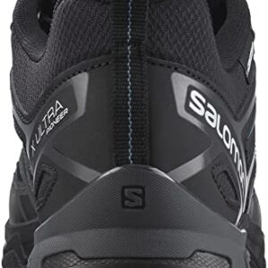 Salomon X Ultra Pioneer CLIMASALOMON Waterproof Hiking Shoes for Men Climbing, Black/Magnet/Bluesteel, 10.5