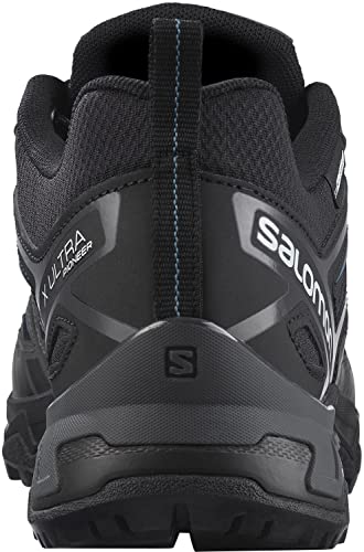 Salomon X Ultra Pioneer CLIMASALOMON Waterproof Hiking Shoes for Men Climbing, Black/Magnet/Bluesteel, 10.5