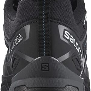 Salomon X Ultra Pioneer CLIMASALOMON Waterproof Hiking Shoes for Men Climbing, Black/Magnet/Bluesteel, 10