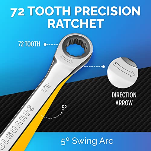 TOOLGUARDS 1-2-ratchet wrench combination box end