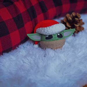 Bitty Boomers Star Wars The Mandalorian: Grogu with Santa Hat - Mini Bluetooth Speaker